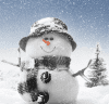 Snowman winter image