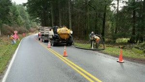 photo of Vacuum Excavation work on Olga Road