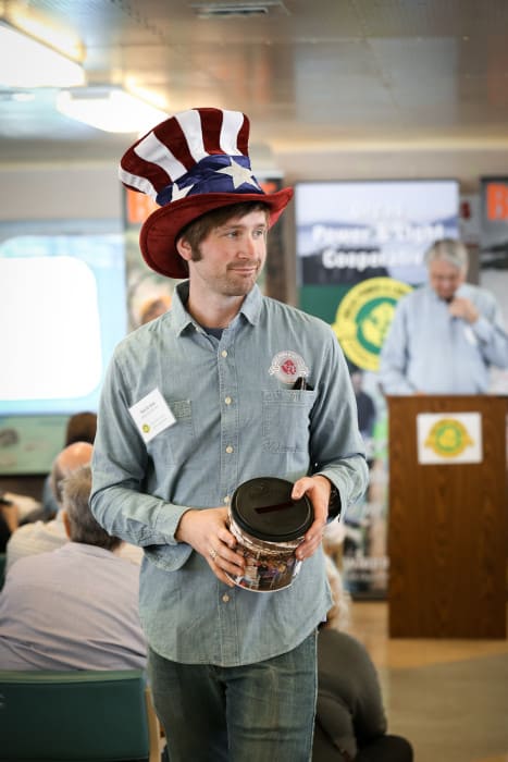 photo of Ballot Collector at 2016 Annual Meeting