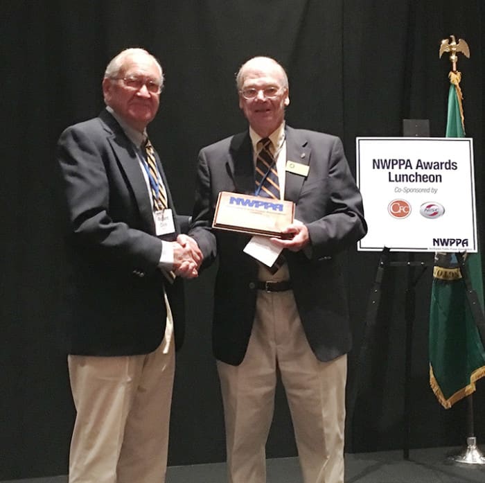 Myhr receives NWPPA award