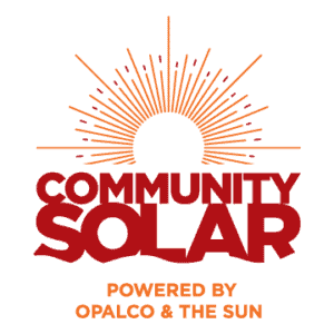 Logotipo solar comunitario