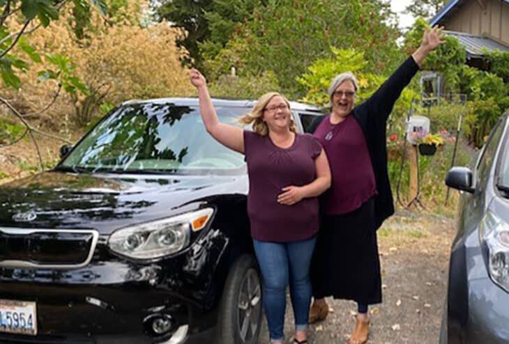 happy members who got an ev rebate