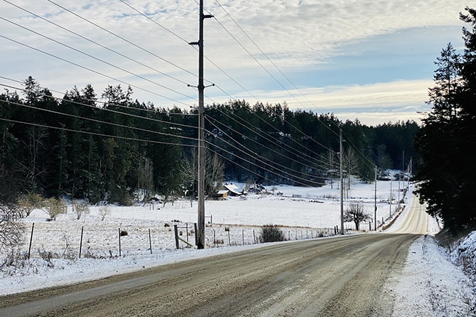 winter road