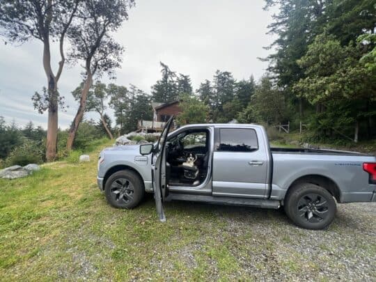 ford all electric truck