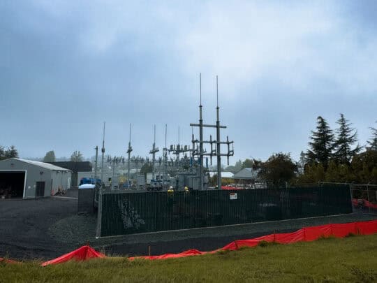 FH Substation almost complete