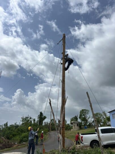 setting new pole