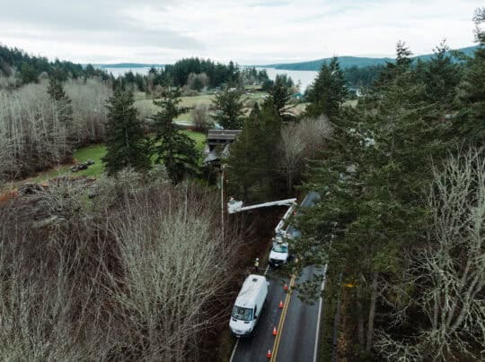 Equipos de Rock Island trabajando