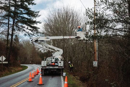 Equipos de Rock Island trabajando